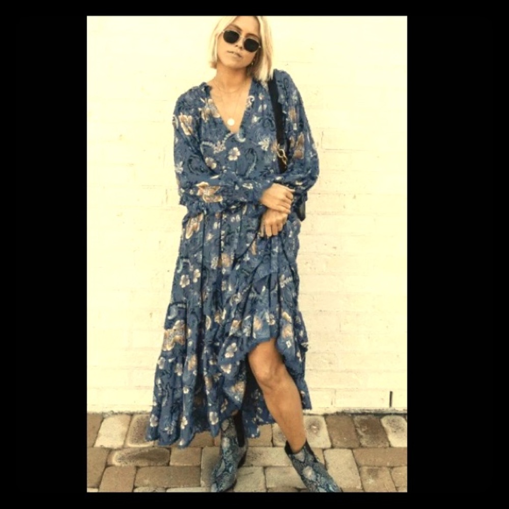 Soell and the Gypsy Aurora Boho NWT blue XS